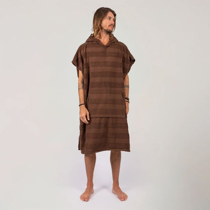 O&E - Layz Skifteponcho med hette