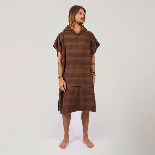 O&E - Layz Skifteponcho med hette
