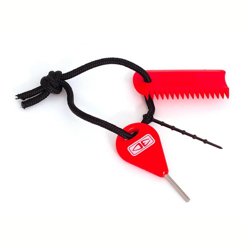 O&E - Leash String wax comb fin key combo