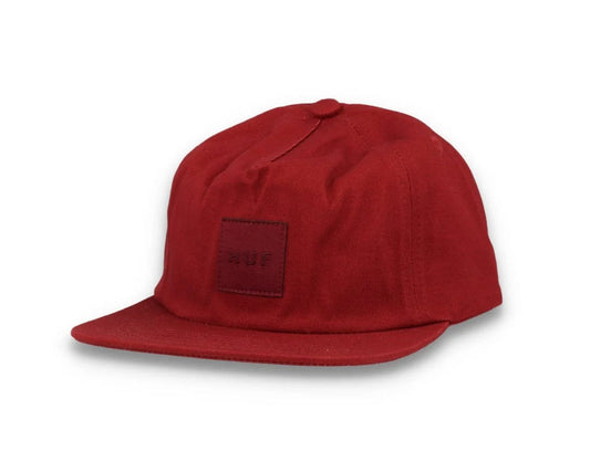 Cap HUF Snapback Essential Unstructured Box Wine