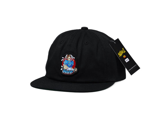 Cap HUF x Streetfighter Chun-Li Snapback Cap Black